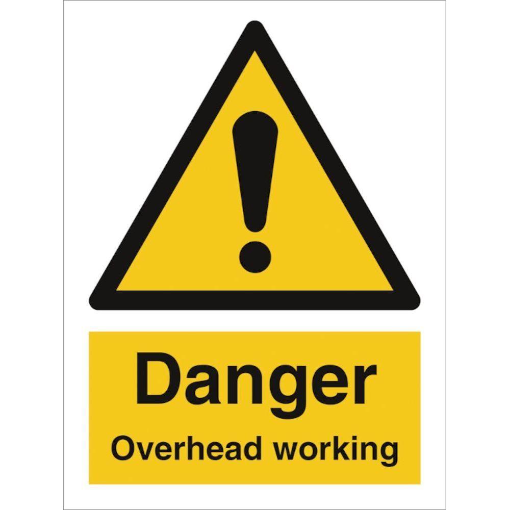 Sign IMO Danger Overhead working 107121 - Sikkerhedsgiganten