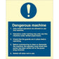 Sign IMO Dangerous Machine 106090 - Sikkerhedsgiganten