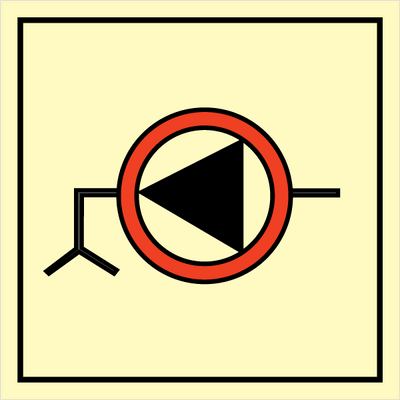 Sign IMO Emergency bilge pump 104283 - Sikkerhedsgiganten