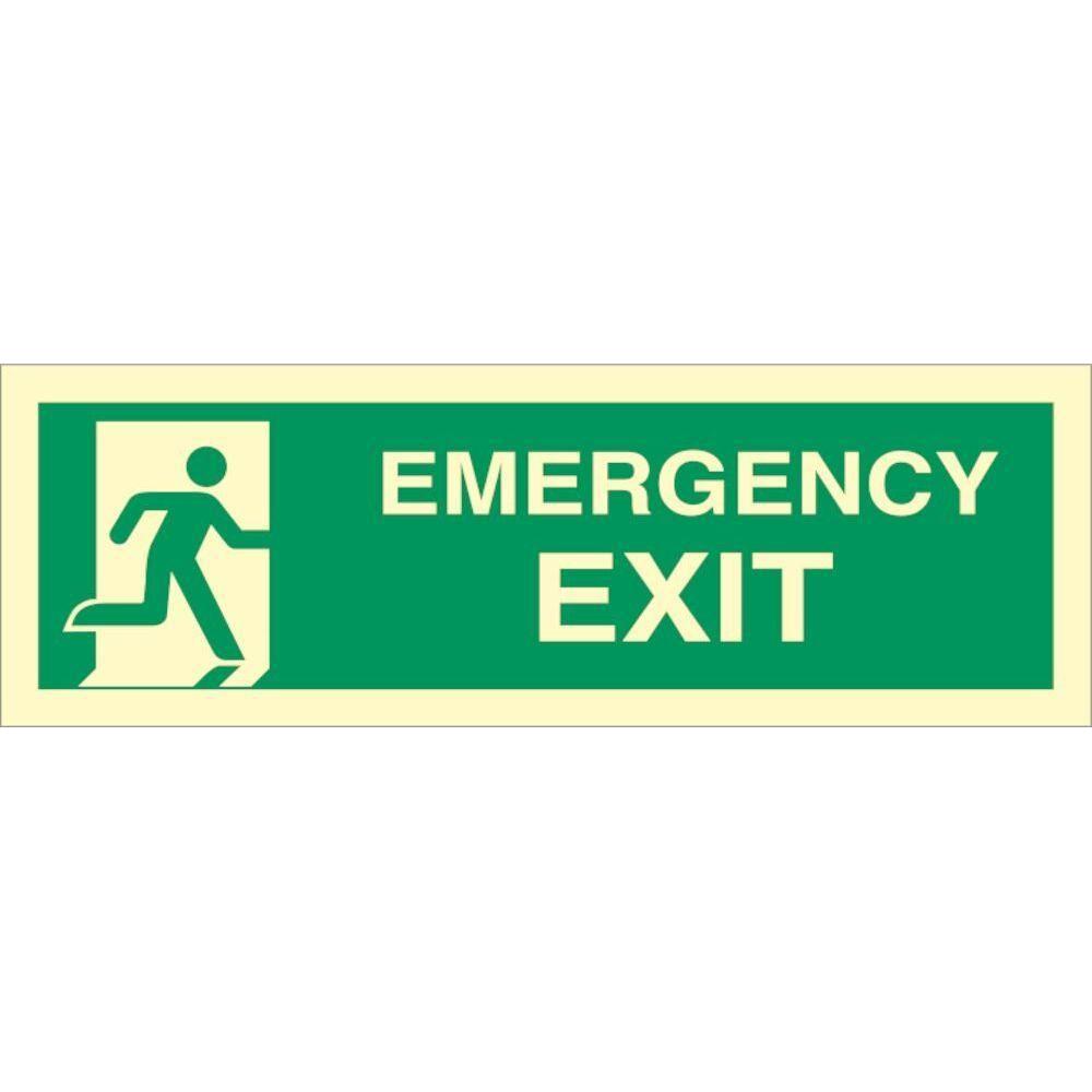 Sign IMO Emergency exit right 100024 - Sikkerhedsgiganten