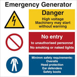 Sign IMO Emergency Generator - Sikkerhedsgiganten