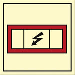 Sign IMO Emergency switchboard 104323 - Sikkerhedsgiganten