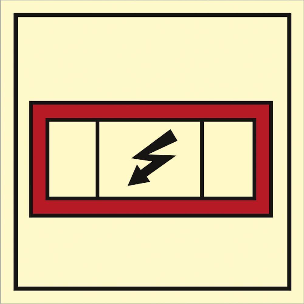 Sign IMO Emergency switchboard 104323 - Sikkerhedsgiganten