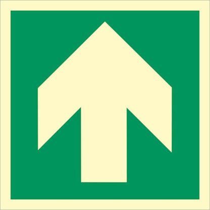 Sign IMO Escape direction (90°) 103031 - Sikkerhedsgiganten