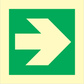 Sign IMO Escape direction (90°) 103031 - Sikkerhedsgiganten