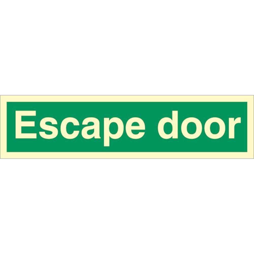 Sign IMO Escape door 100117 - Sikkerhedsgiganten