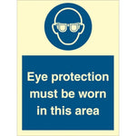 Sign IMO Eye protection must be worn in this area 106036 - Sikkerhedsgiganten
