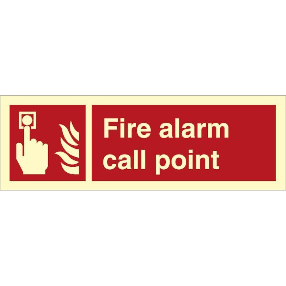 Sign IMO Fire alarm call point 105061 - Sikkerhedsgiganten