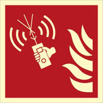 Sign IMO Fire fighters radio 105131 - Sikkerhedsgiganten