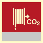 Sign IMO Fire hose and nozzle CO2 104123 - Sikkerhedsgiganten