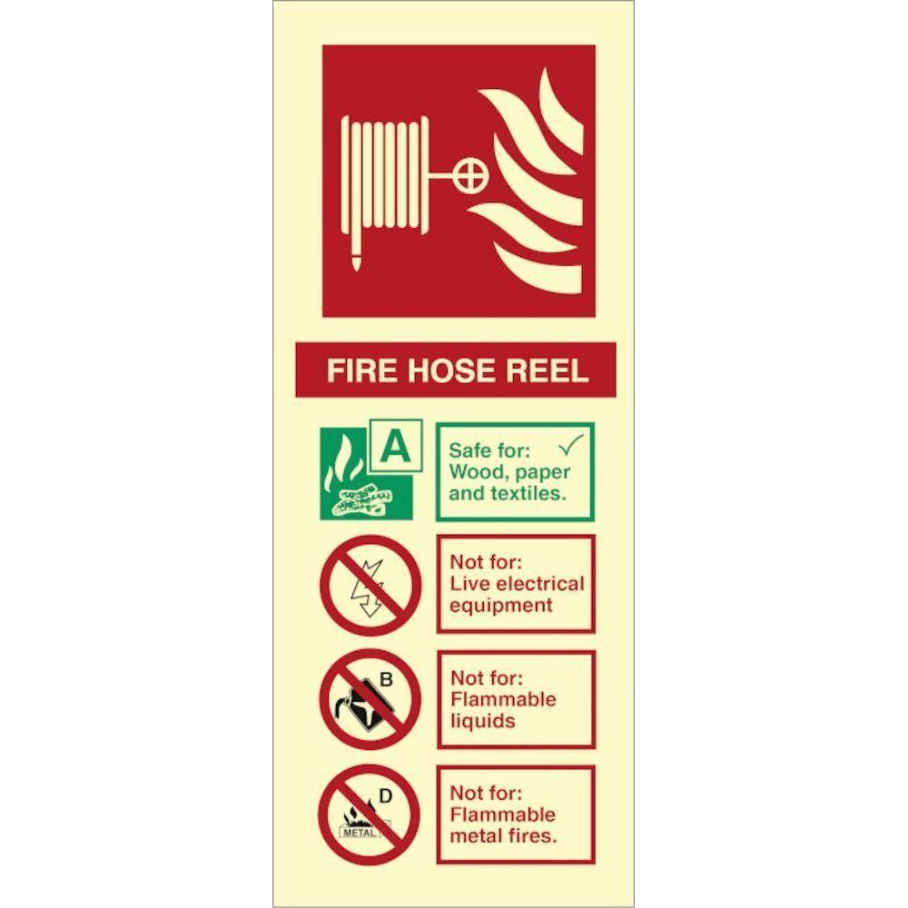 Sign IMO Fire Hose Real 105085 - Sikkerhedsgiganten