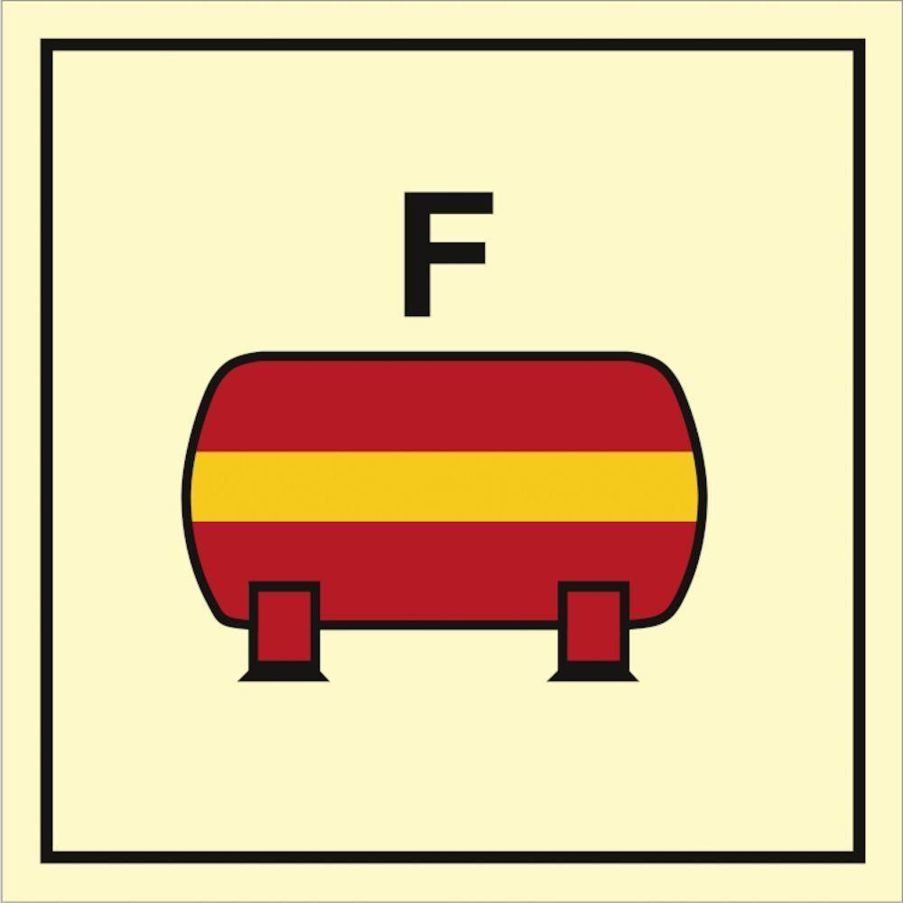 Sign IMO Fixed foam fire extinguishing installatio 104162 - Sikkerhedsgiganten