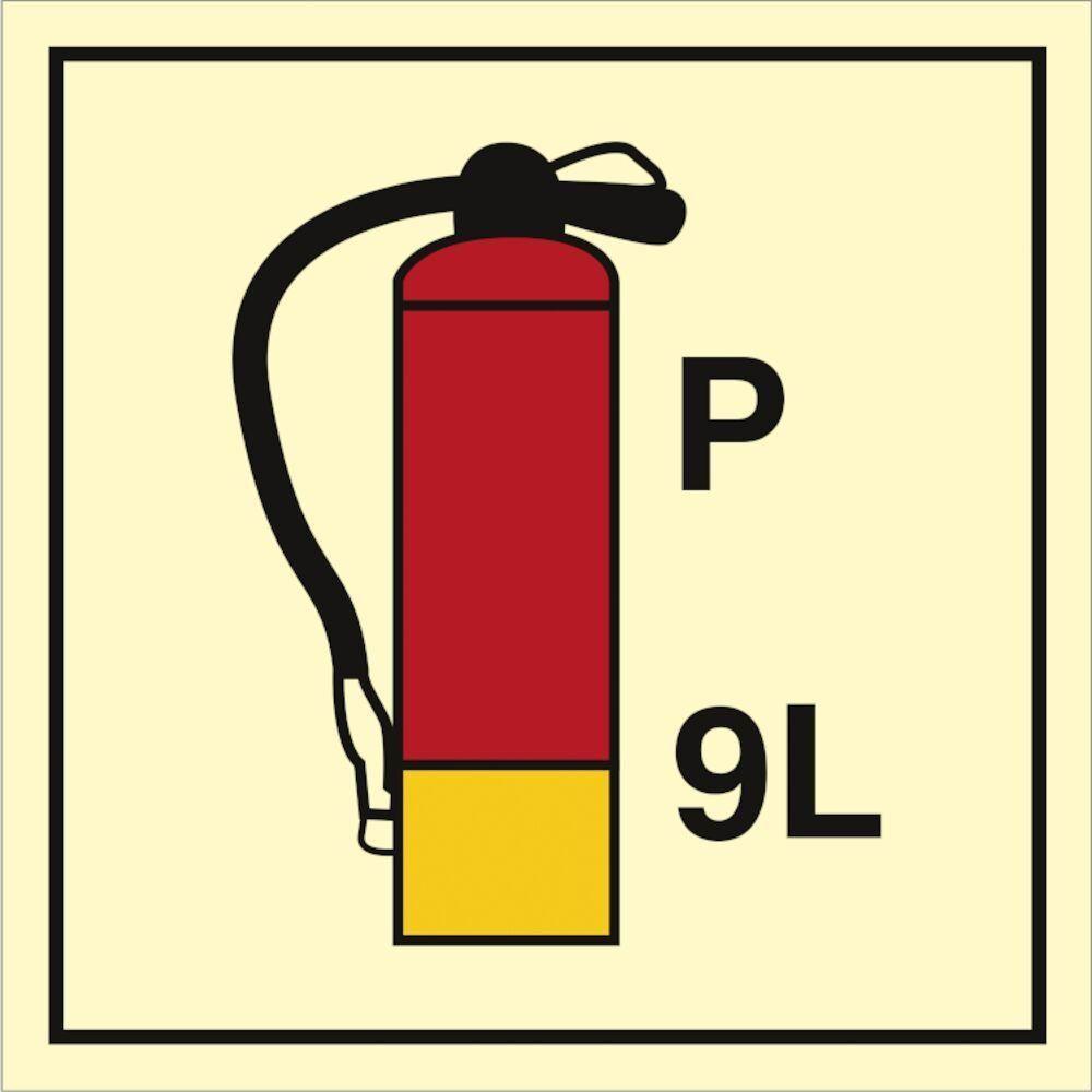 Sign IMO Foam Extinguisher 9 L 104106 - Sikkerhedsgiganten