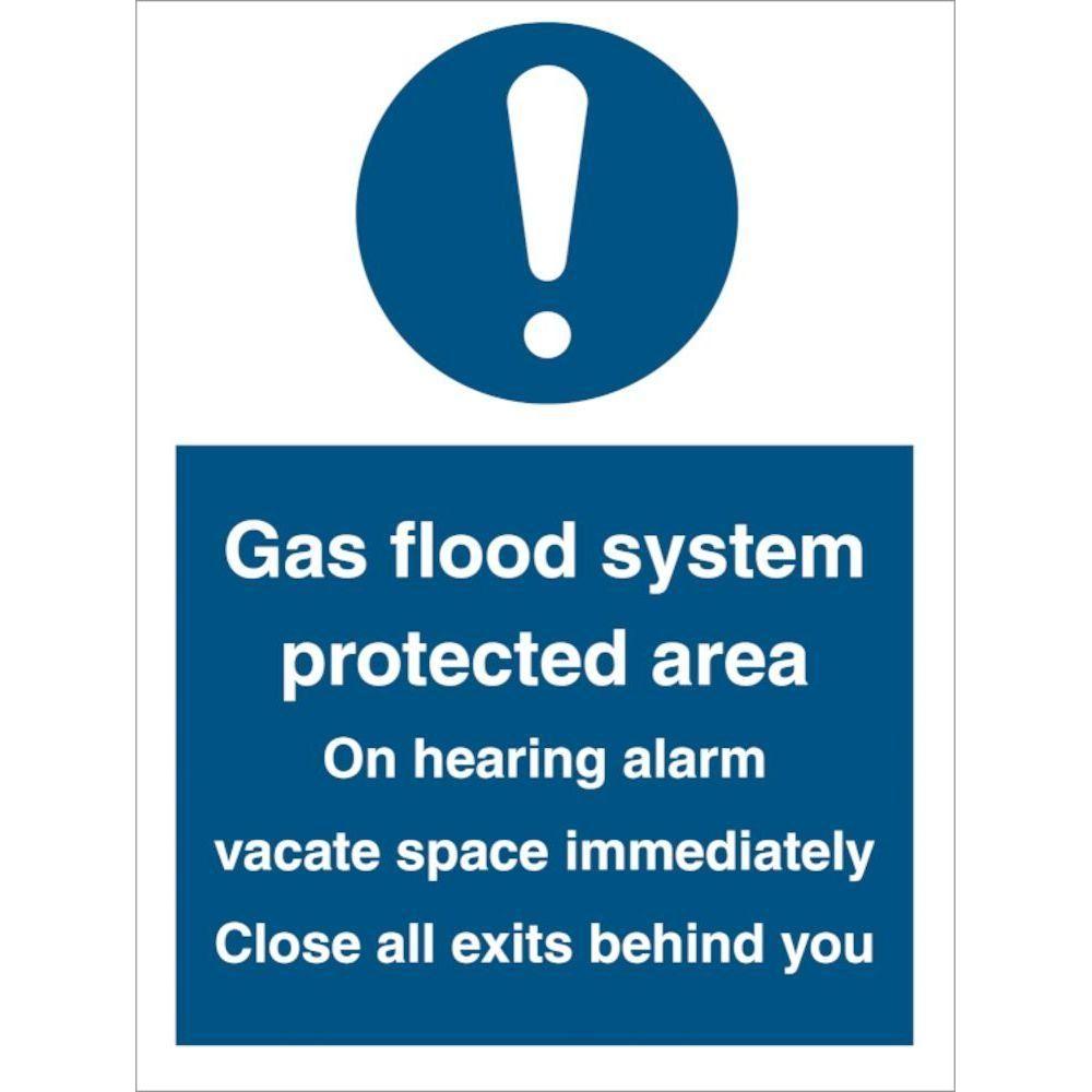 Sign IMO Gas flood system protection area 106059 - Sikkerhedsgiganten