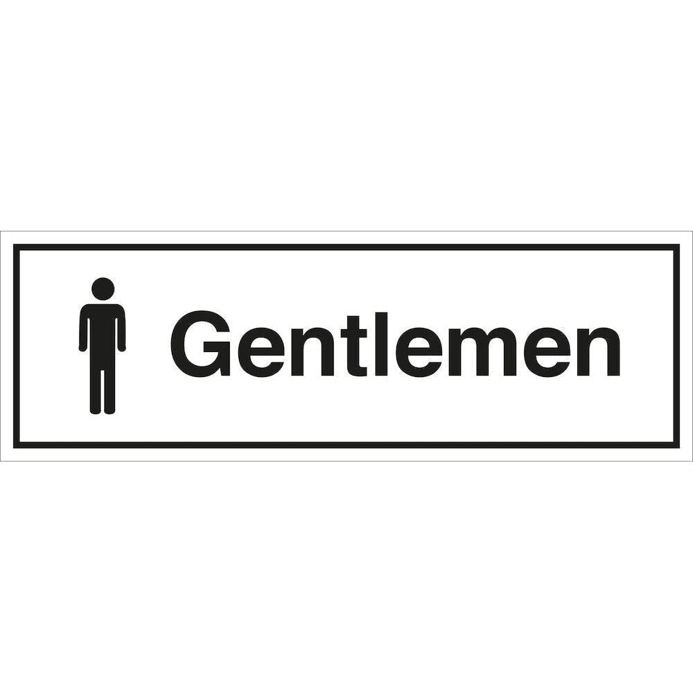 Sign IMO Gentlemen - Toilet sign - Sikkerhedsgiganten