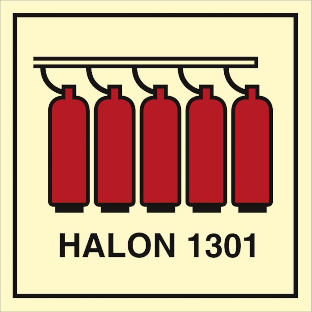 Sign IMO Halon 1301 Battery 10410 - Sikkerhedsgiganten