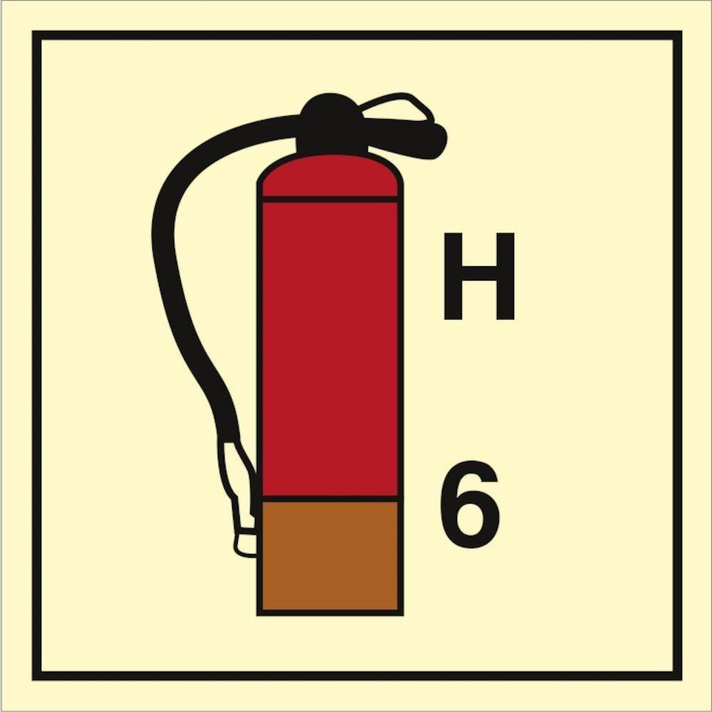 Sign IMO Halon Extinguishers 6 104109 - Sikkerhedsgiganten