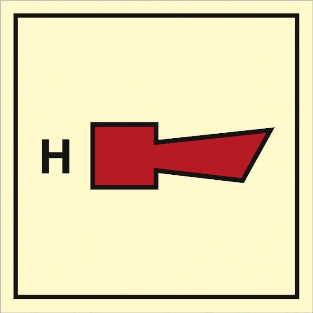 Sign IMO Halon nozzle 10412 - Sikkerhedsgiganten