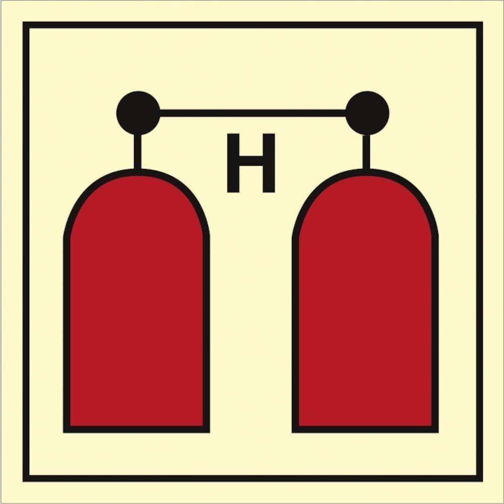 Sign IMO Halon release station 10443 - Sikkerhedsgiganten