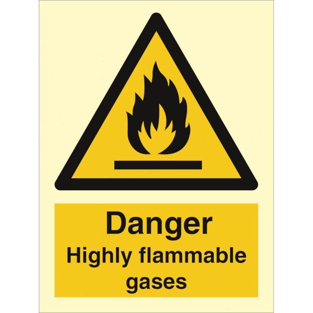 Sign IMO Highly flammable gasses - Sikkerhedsgiganten