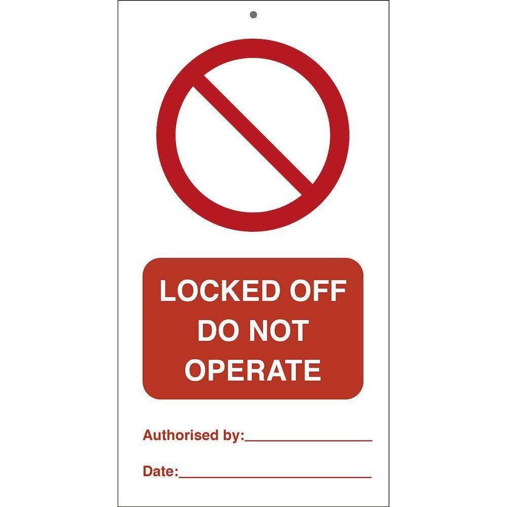 Sign IMO Locked off do not operate - Sikkerhedsgiganten