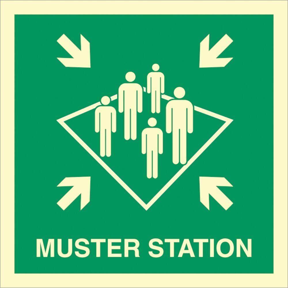 Sign IMO Muster station - Sikkerhedsgiganten