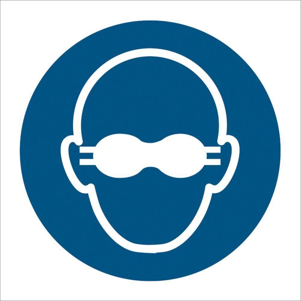 Sign IMO Opaque eye protection must be worn - Sikkerhedsgiganten
