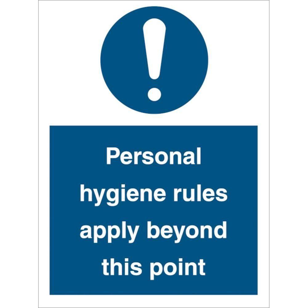 Sign IMO Personale hygiene rules apply beyond this - Sikkerhedsgiganten