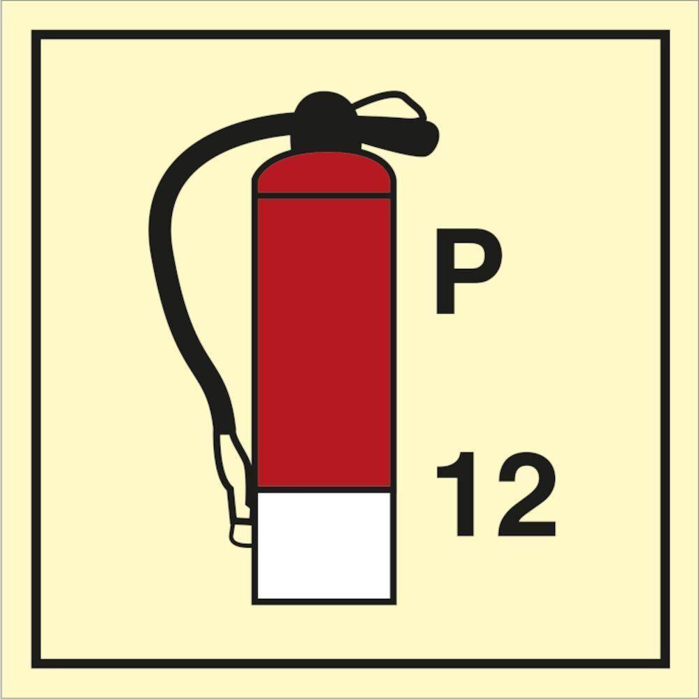 Sign IMO Powder Extinguisher 12 - Sikkerhedsgiganten