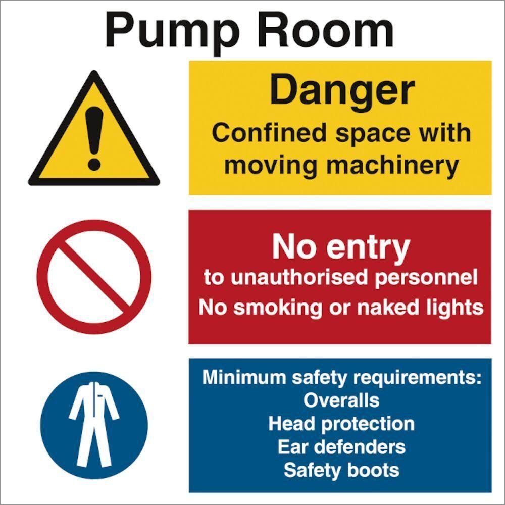 Sign IMO Pump Room - Sikkerhedsgiganten