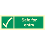 Sign IMO Safe for entry - Sikkerhedsgiganten