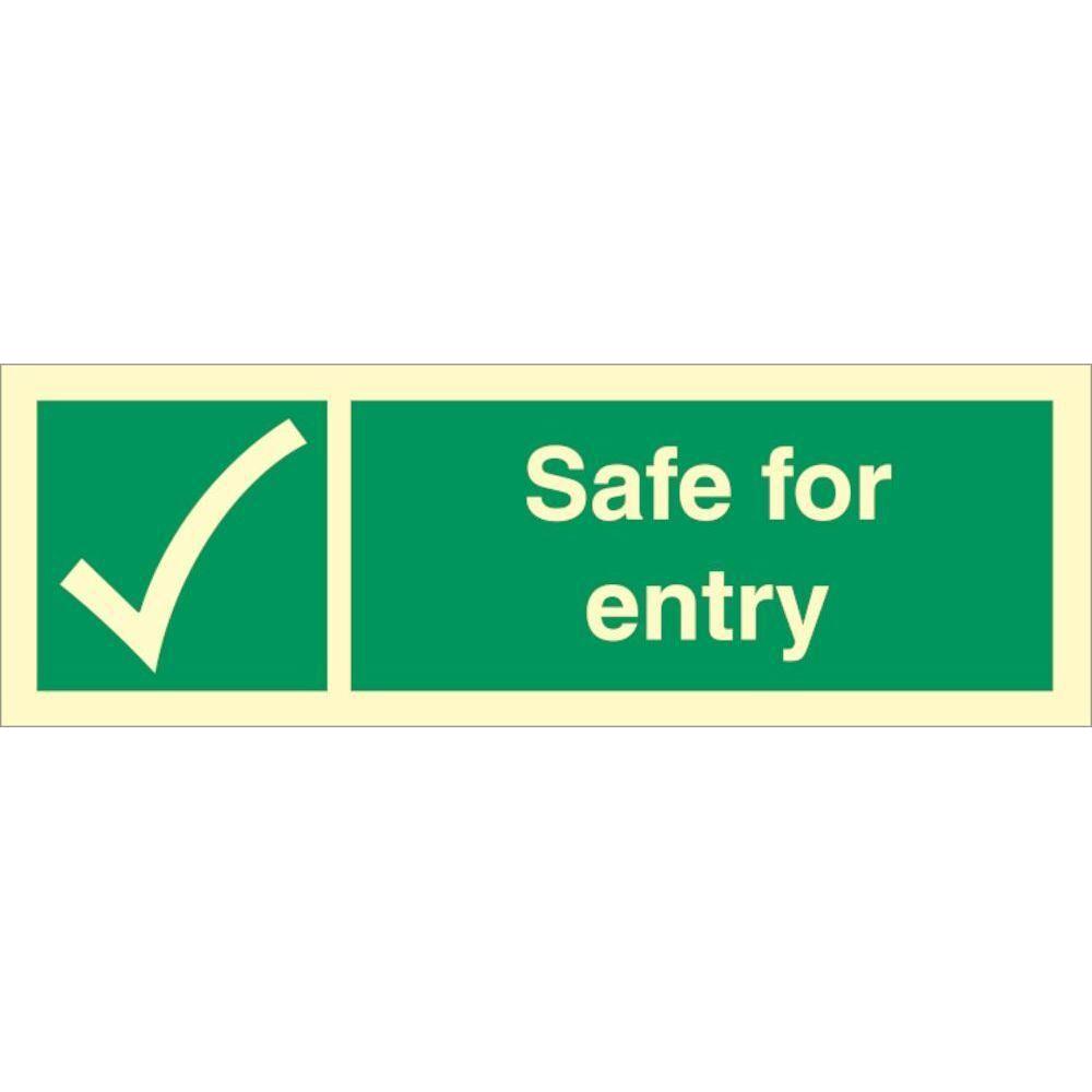 Sign IMO Safe for entry - Sikkerhedsgiganten