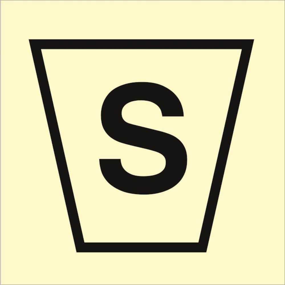 Sign IMO Sand box w/spade - Sikkerhedsgiganten