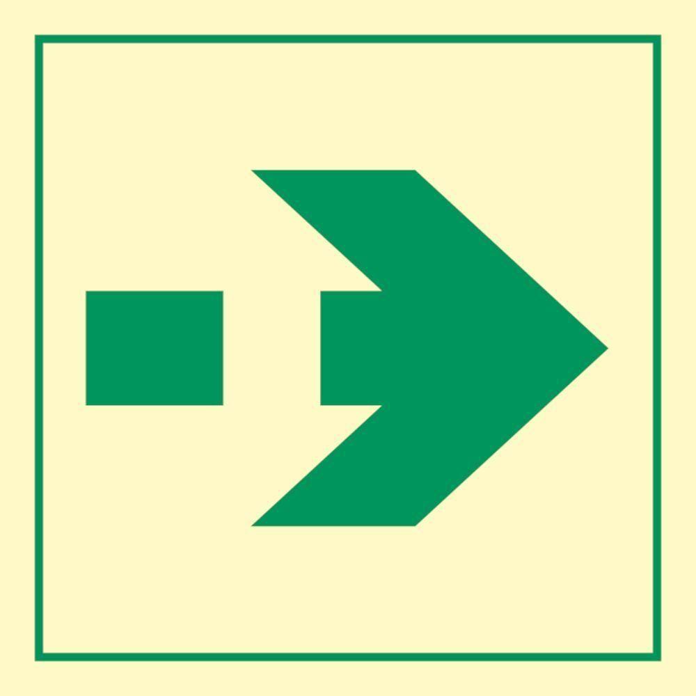 Sign IMO Secondary means of escape route - Sikkerhedsgiganten