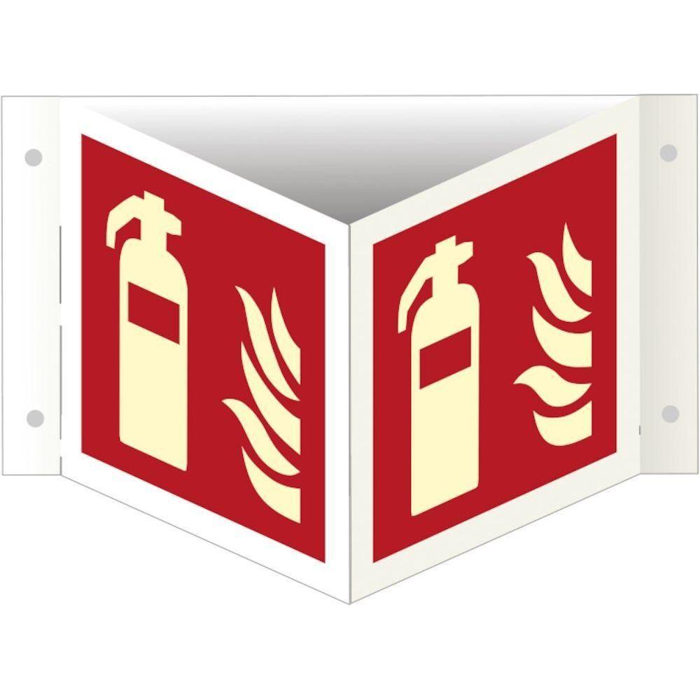 Sign IMO vinkelskilt Fire extinguisher - Sikkerhedsgiganten