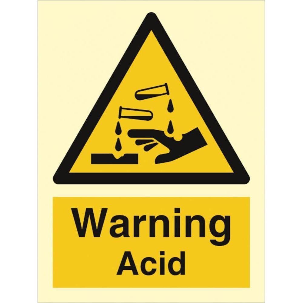 Sign IMO Warning - Acid - Sikkerhedsgiganten