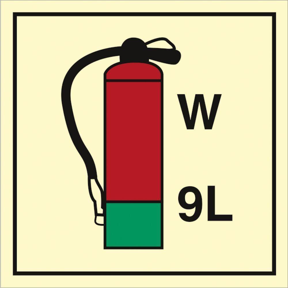 Sign IMO Water Extinguisher 9 L - Sikkerhedsgiganten