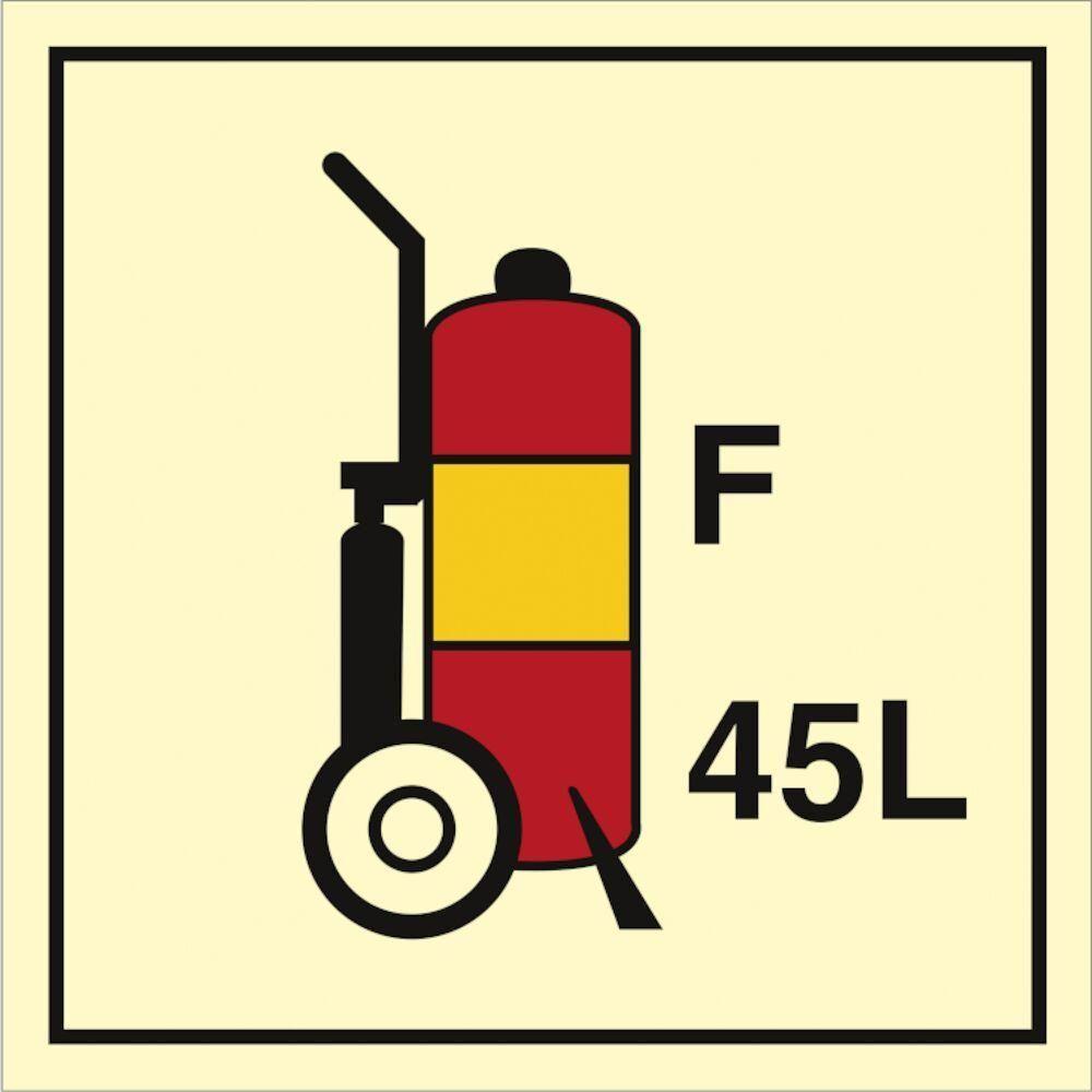 Sign IMO Wheeled fire extinguisher Foam 50 L - Sikkerhedsgiganten