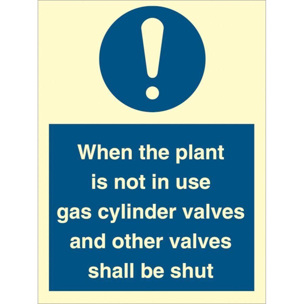 Sign IMO When the plant is not in use... - Sikkerhedsgiganten