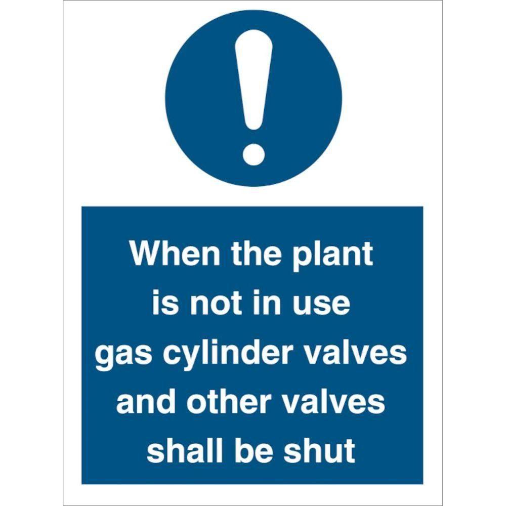 Sign IMO When the plant is not in use... - Sikkerhedsgiganten