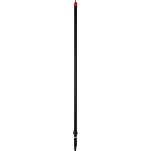 Skaft med vandgennemløb, Vikan, sort, PP/aluminium, 160 - 278 cm, isoleret gribestykke, gevind, Q - kobl - Sikkerhedsgiganten