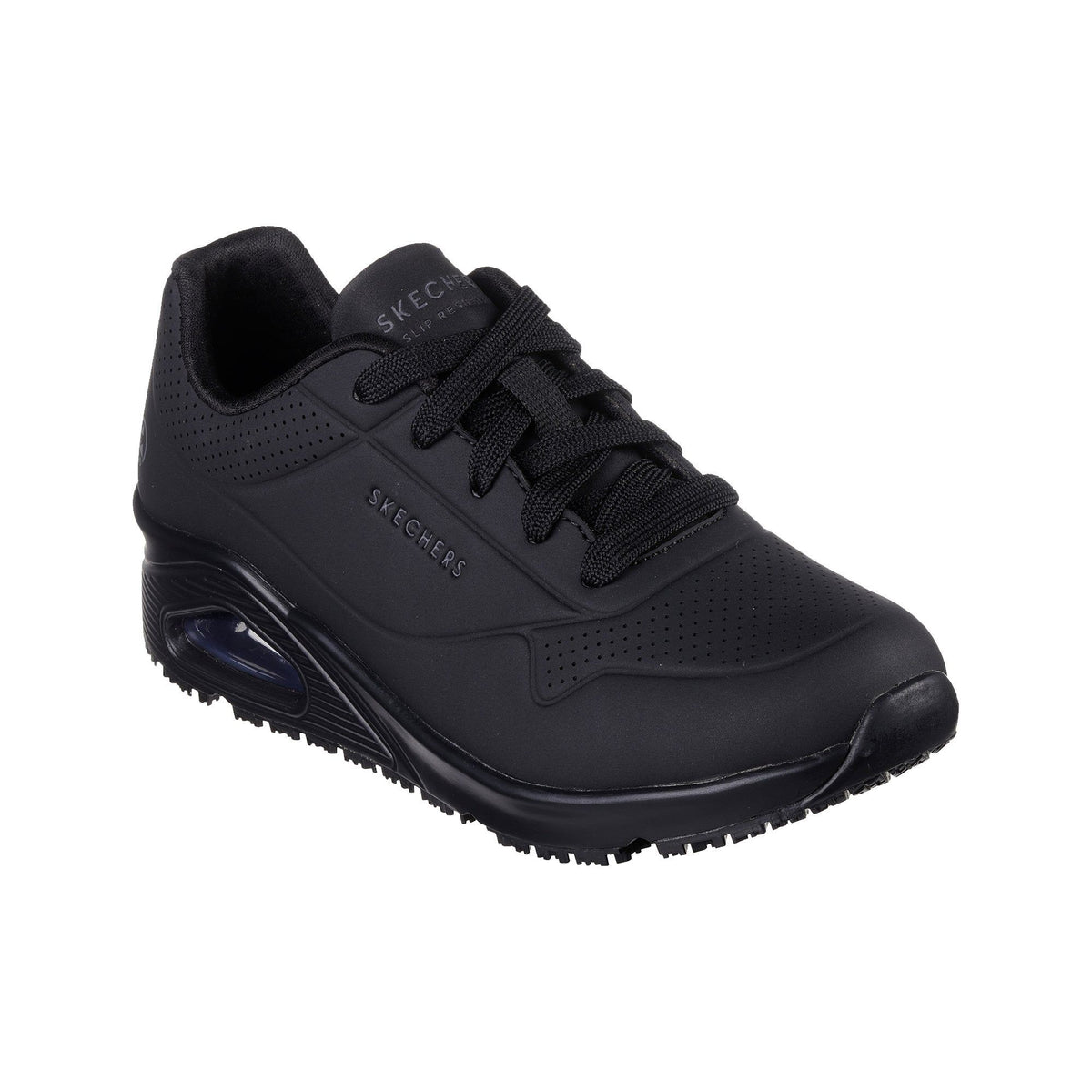 Skechers Uno Arbejdssko Sort - Herre og Dame - Sikkerhedsgiganten