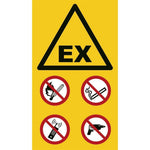 Skilt ATEX Kombiskilt 401615 - Sikkerhedsgiganten