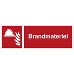 Skilt Brandmateriel - Sikkerhedsgiganten