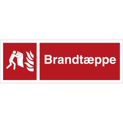 Skilt Brandtæppe H421 - Sikkerhedsgiganten