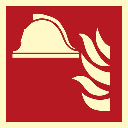 Skilt Brandudstyr 132102 - Sikkerhedsgiganten