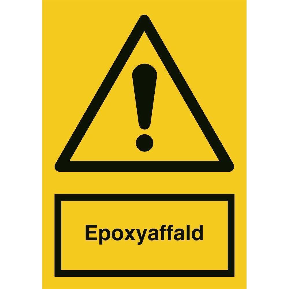 Skilt Epoxyaffald A325 - Sikkerhedsgiganten