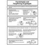 Skilt Førstehjælp - Gylle 401673 - Sikkerhedsgiganten