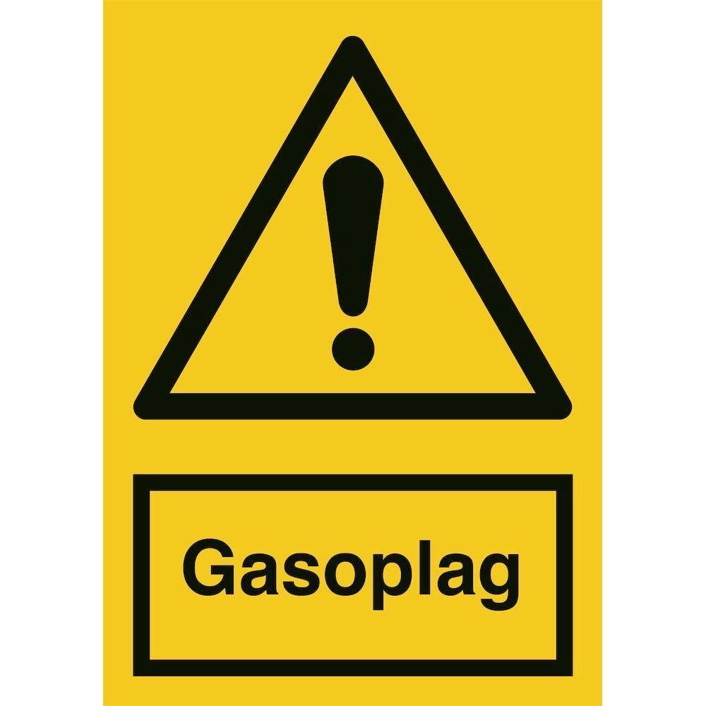 Skilt Gasoplag 400248 - Sikkerhedsgiganten