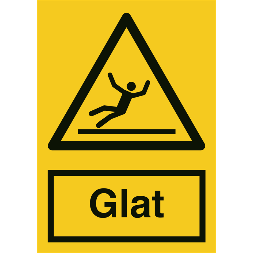 Skilt Glat A310 - Sikkerhedsgiganten